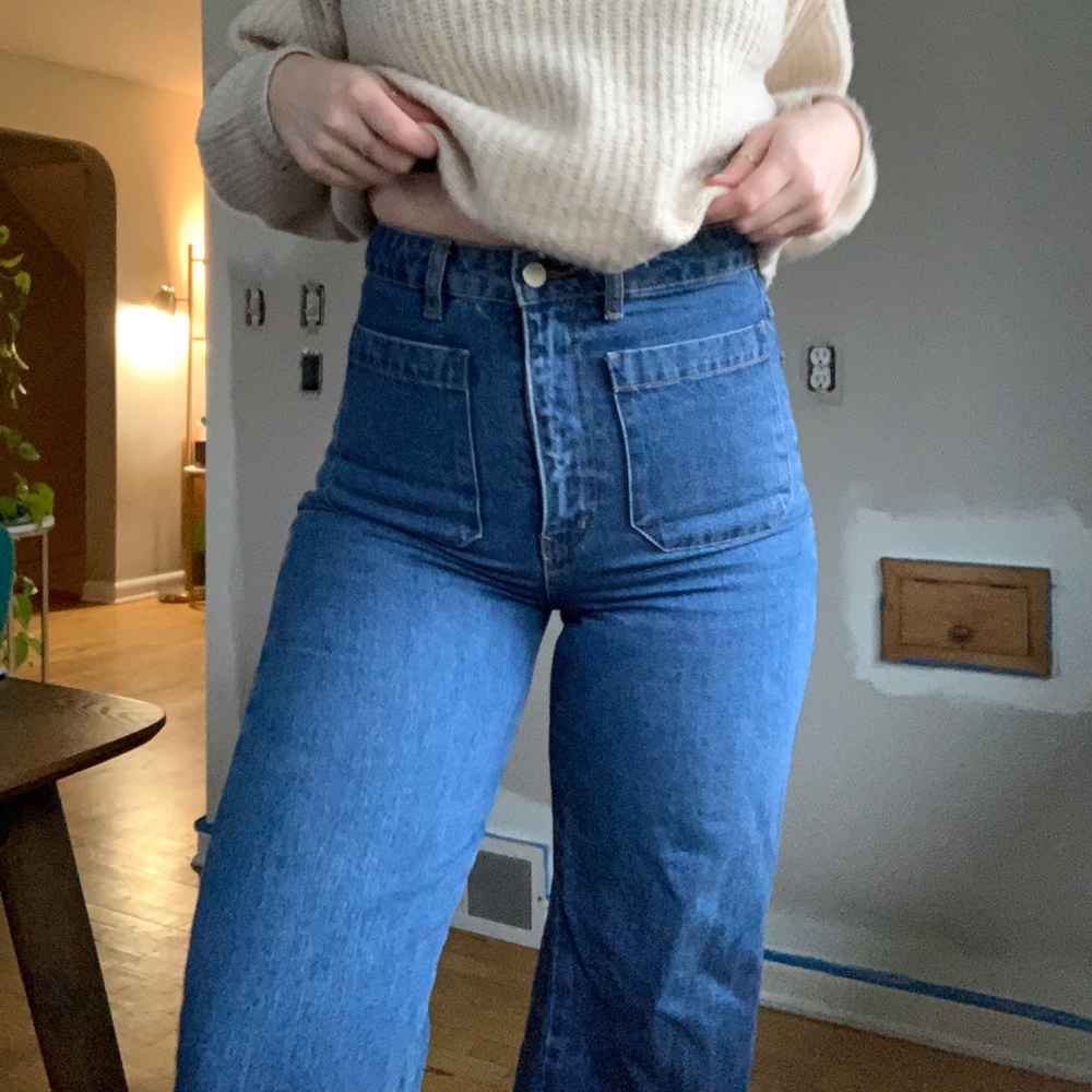 Rollas sailor wide legged jeans